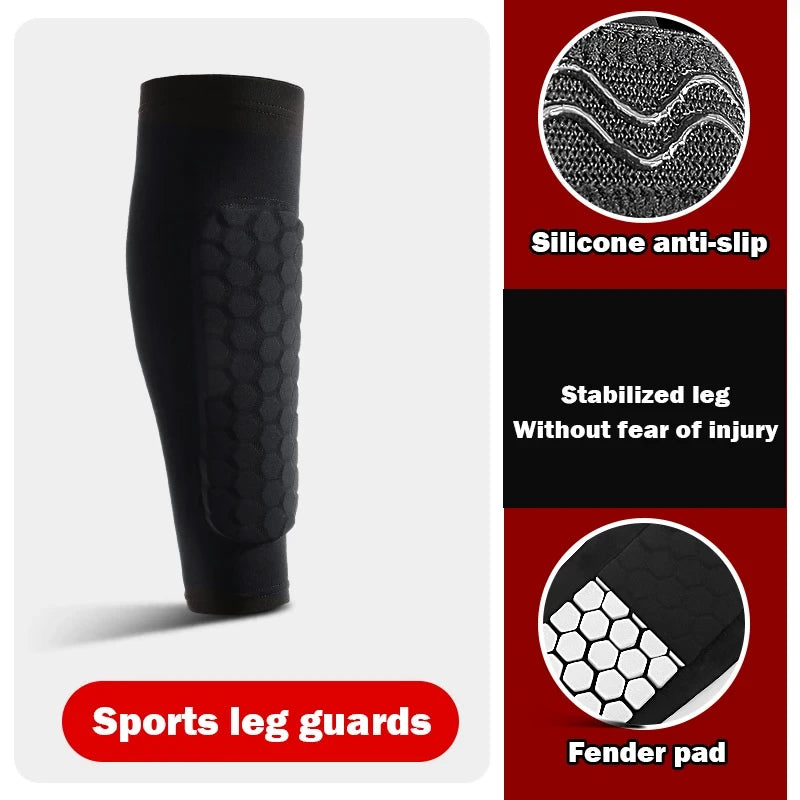 Football Shin Guard Compression Sleeves