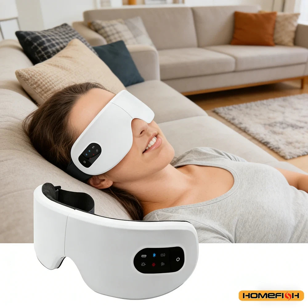 Bluetooth Eye Massager with Wireless Charging