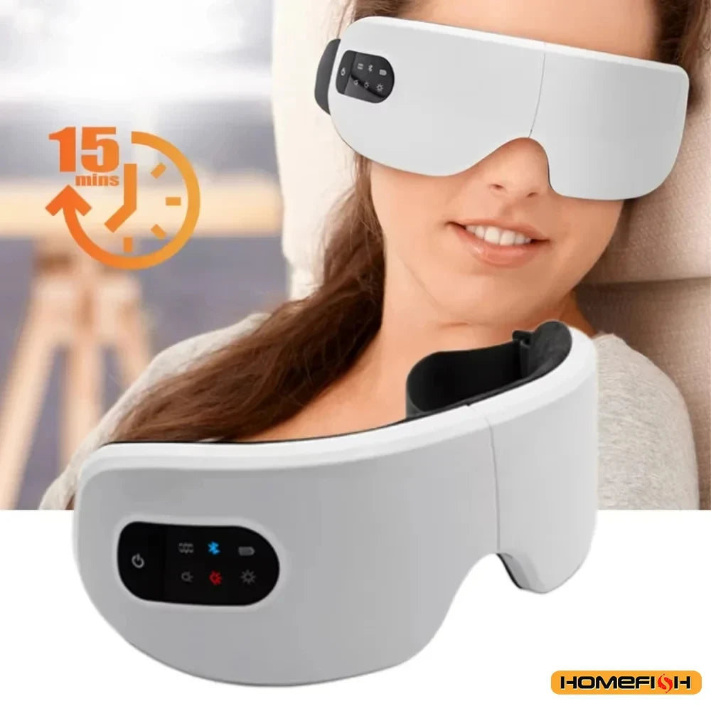Bluetooth Eye Massager with Wireless Charging