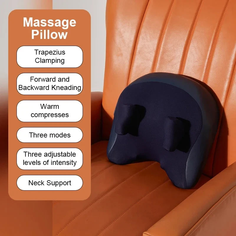 Wireless Shiatsu Neck Massage Pillow