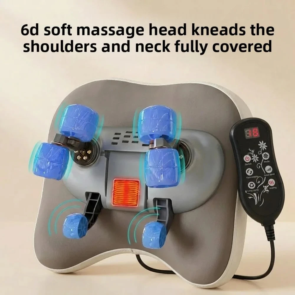 Wireless Shiatsu Neck Massage Pillow