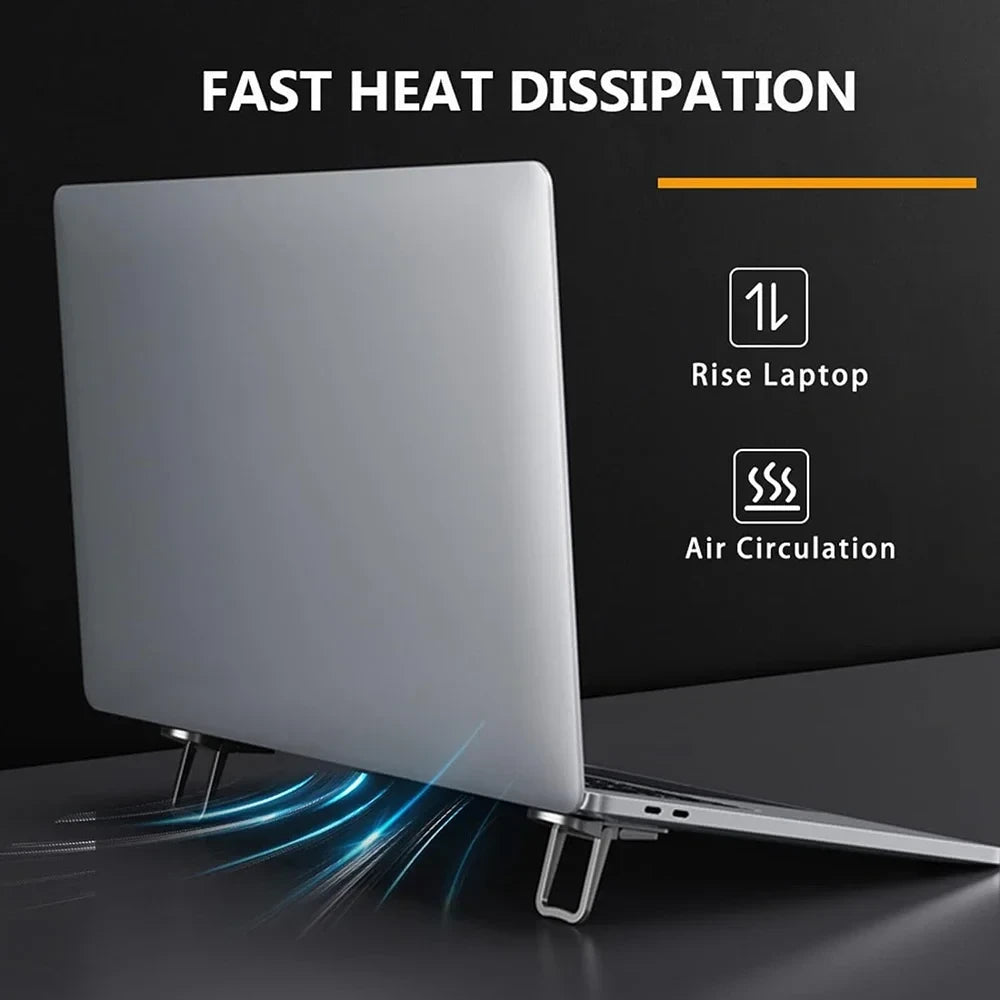 Foldable Adjustable Laptop Stand Set