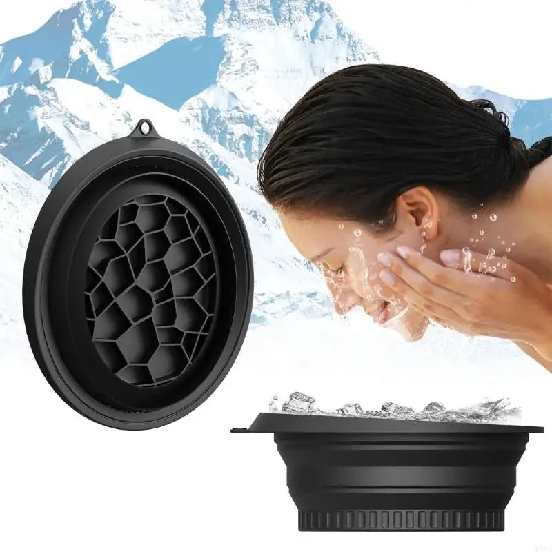 Folding Face Ice Bath Bowl