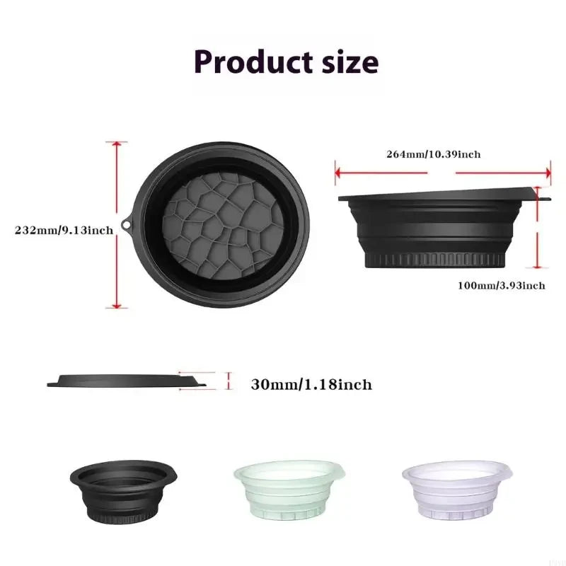 Folding Face Ice Bath Bowl