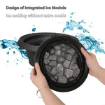 Folding Face Ice Bath Bowl