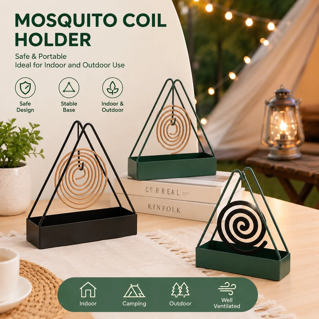 CampShield Compact Coil Tray Holder